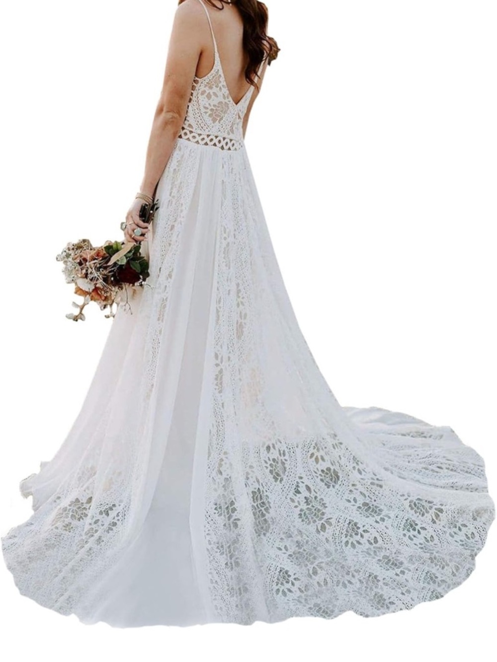 Boho Lace Wedding Dresses